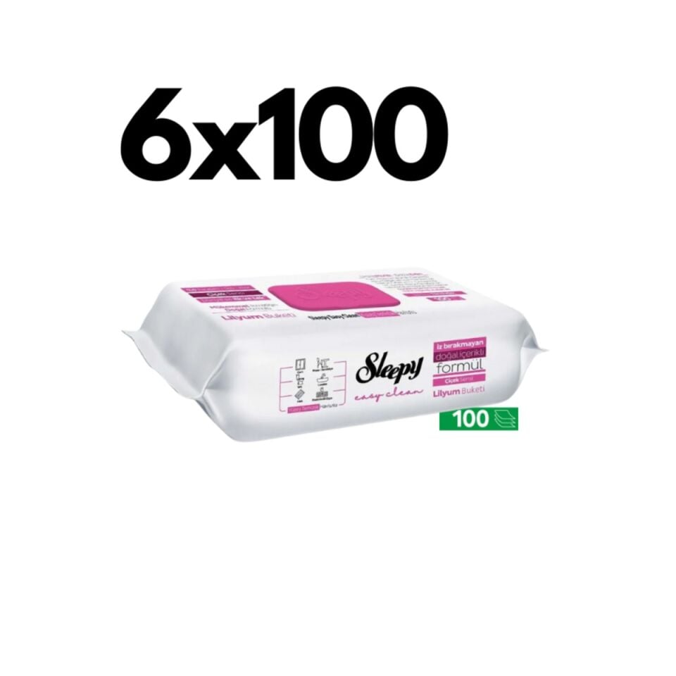 SLEEPY YÜZEY TEMİZ.HAV.LİLYUM BUKETİ 100 LÜ*12