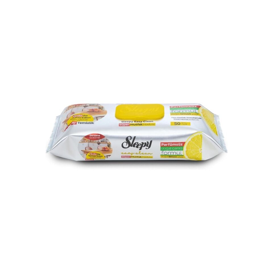 SLEEPY MUTFAK HAVLUSU LİMON 50 Lİ*12