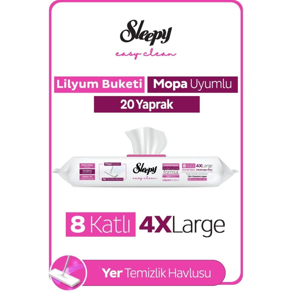 SLEEPY- YER TEMİZLİK LİLYUM 20 Lİ*12