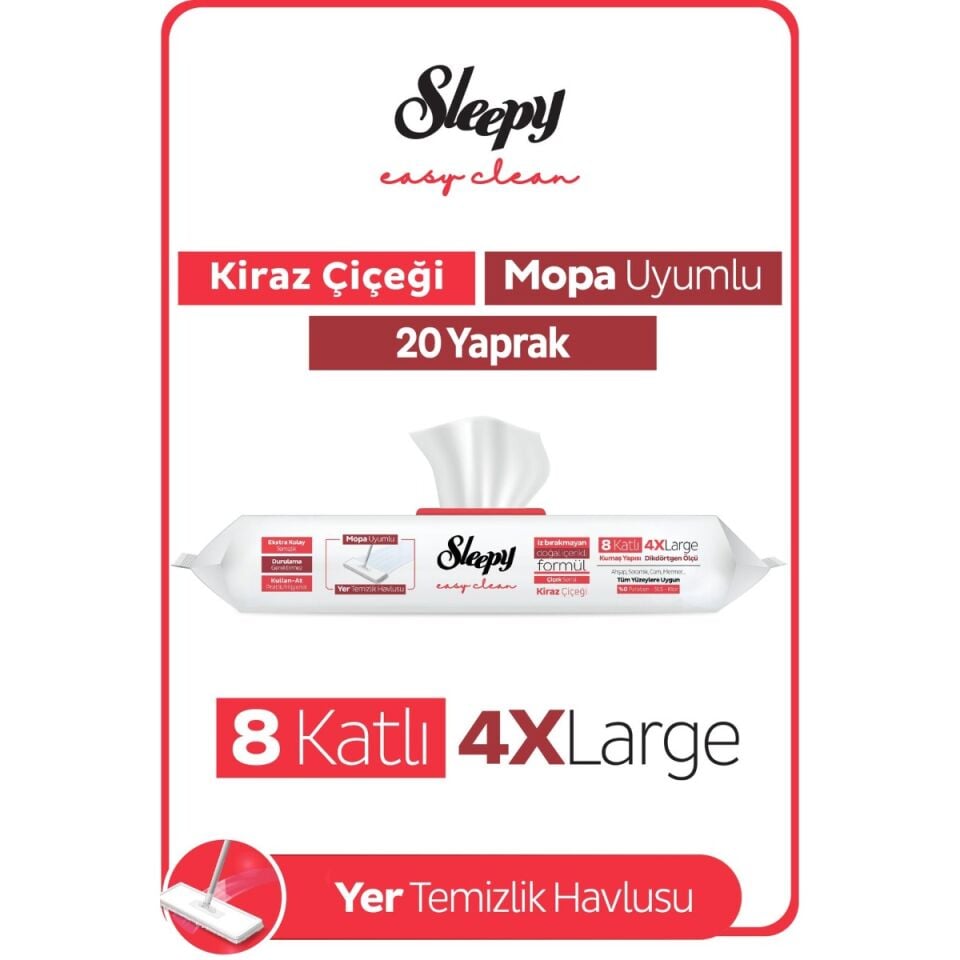 SLEEPY- YER TEMİZLİK KİRAZ Ç.20 Lİ*12