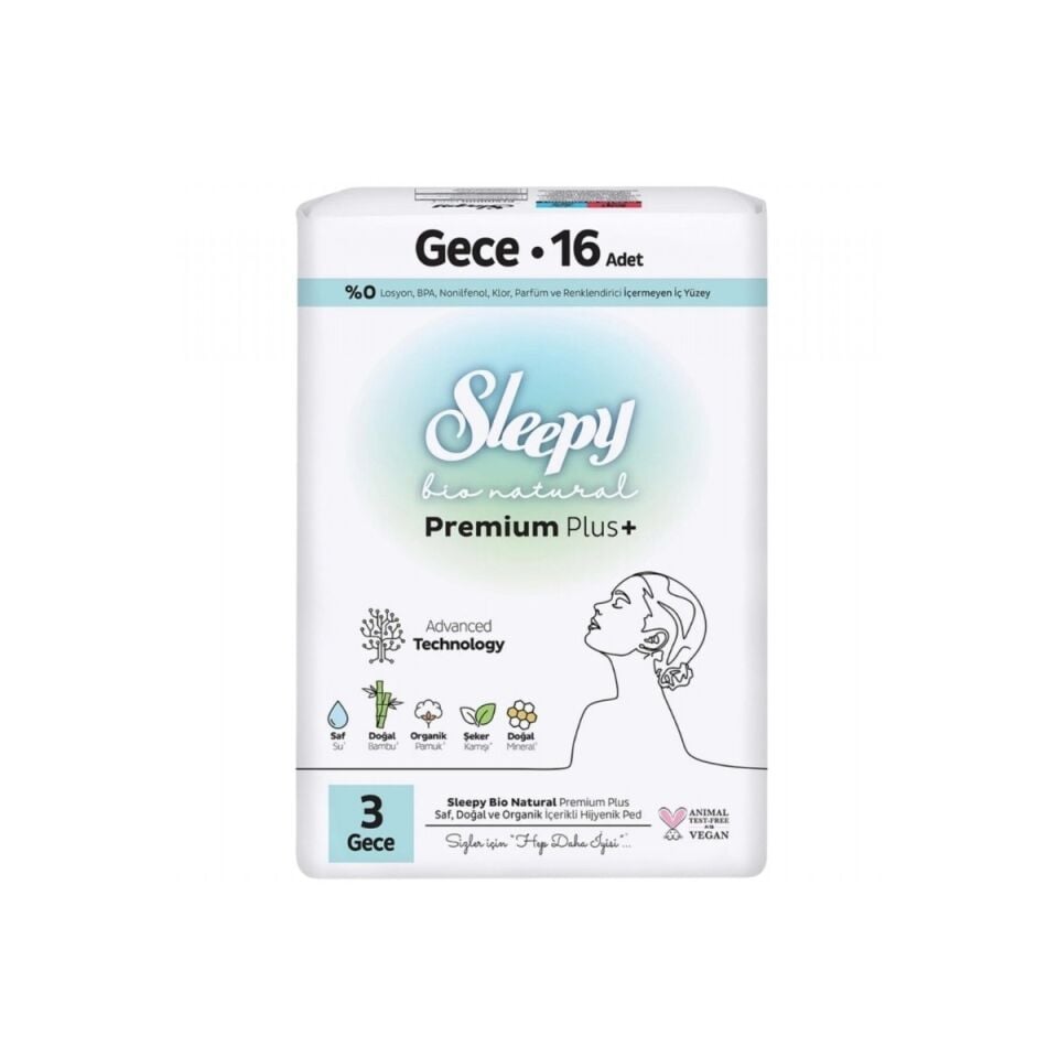 SLEEPY PED BİO  EKO GECE 16 Lİ*16