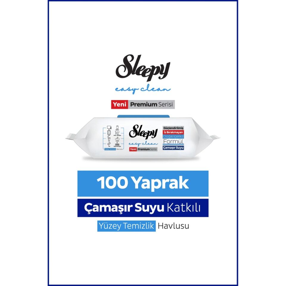 Sleepy Prem Yüzey Tem Çamaşır 100 KRK (12'li Koli)