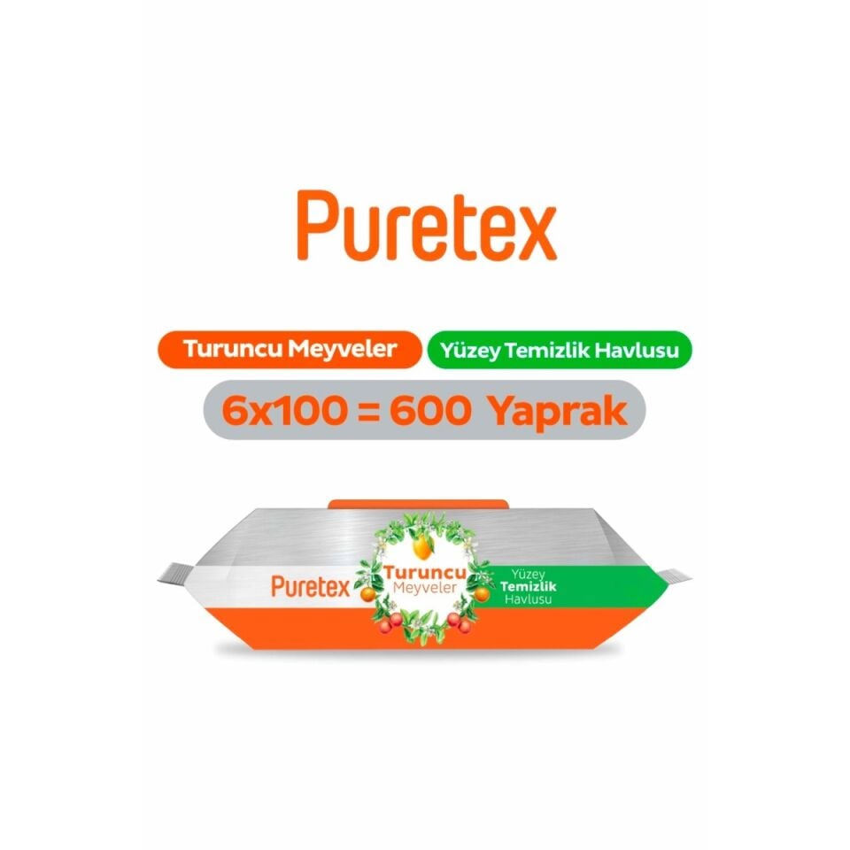 PURETEX YUZEY TURUNCU MEYVE 12X100 KRK