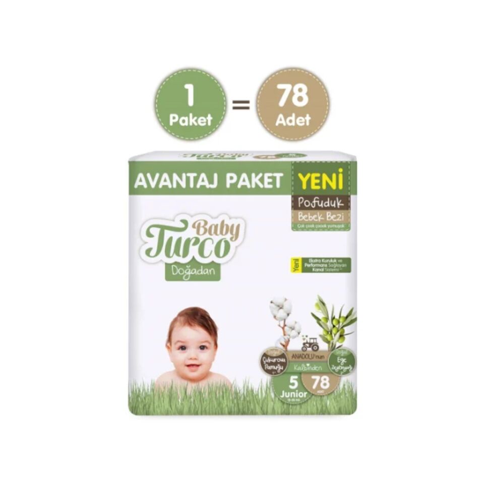 Baby Turco Doga KNL Avantaj Junior 78x2 (2'li Koli)