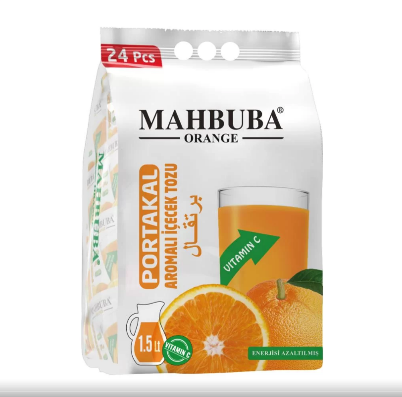 MAHBUBA TOZ İÇECEK 11,2GR PORTAKAL 24LÜ*24