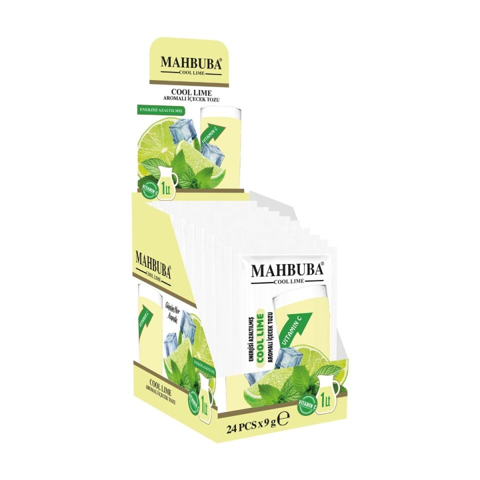 MAHBUBA TOZ İÇECEK 9 GR COOL LİME 24LÜ*24