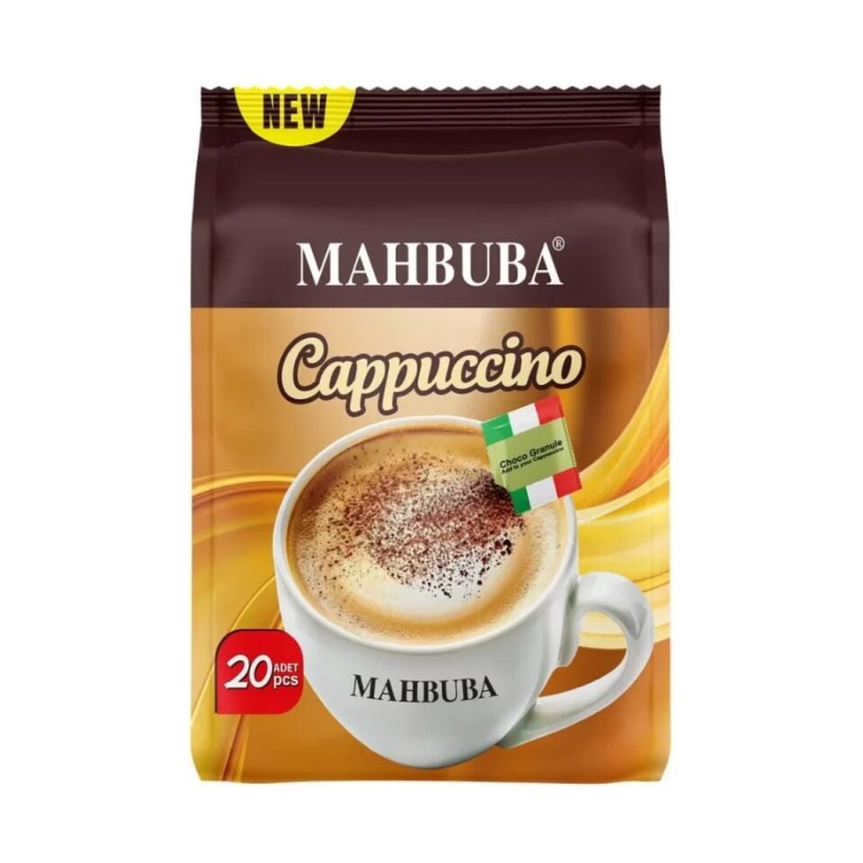 MAHBUBA CAPPUCCİNO QADRO POŞET 20Lİ 25GR.*12