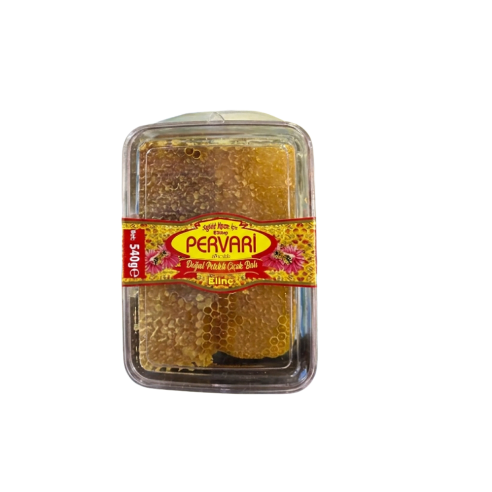 Elinç Pervari Petek Balı 540 g (12'li Koli)