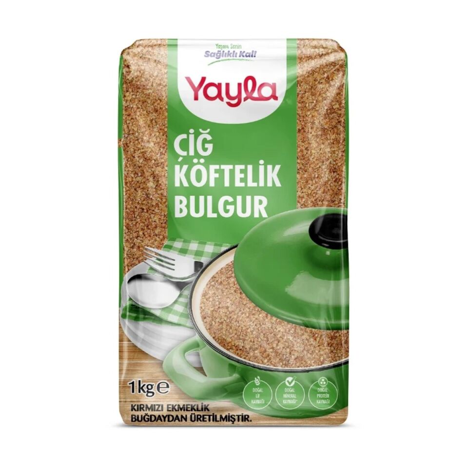 YAYLA 1 KG BULGUR ÇİĞ KÖFTELİK*16