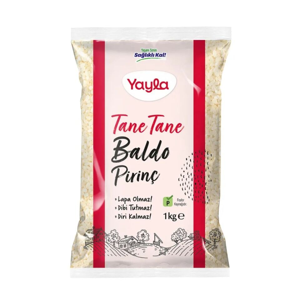 Yayla 1 kg Pirinç Trakya Baldo (16'lı Koli)