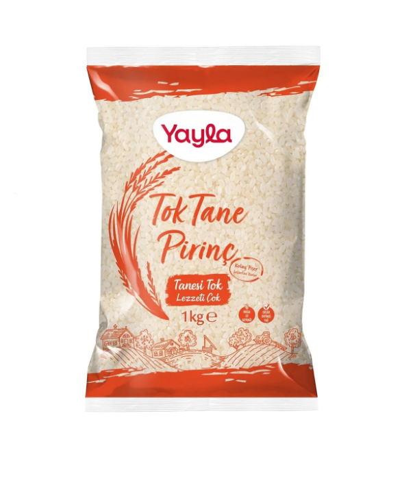 YAYLA 1 KG PİRİNÇ TOK TANE*16