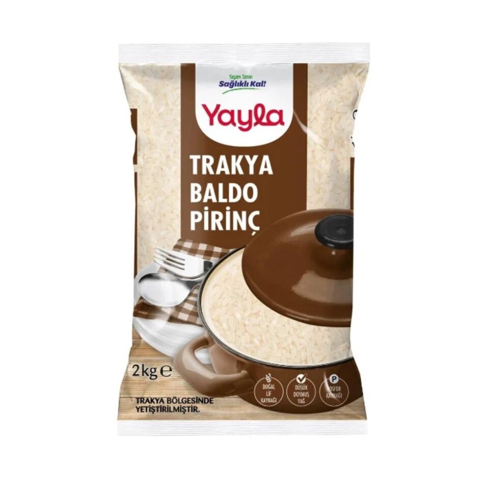 YAYLA 2 KG  PİRİNÇ TRAKYA BALDO*10