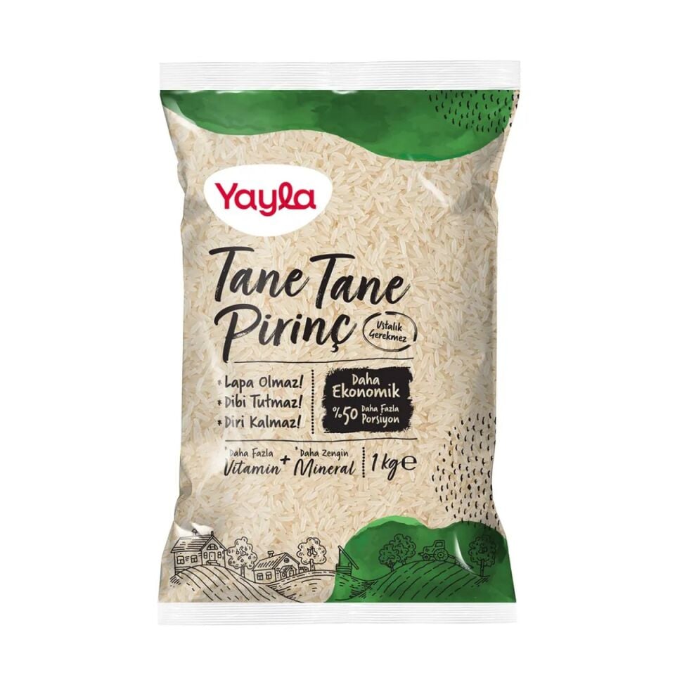 Yayla 2 kg Pirinç Eko Amerikan (10'lu Koli)