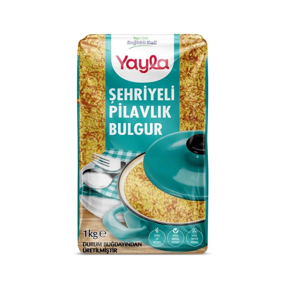 Yayla 2 kg Bulgur Şehriyeli (10'lu Koli)