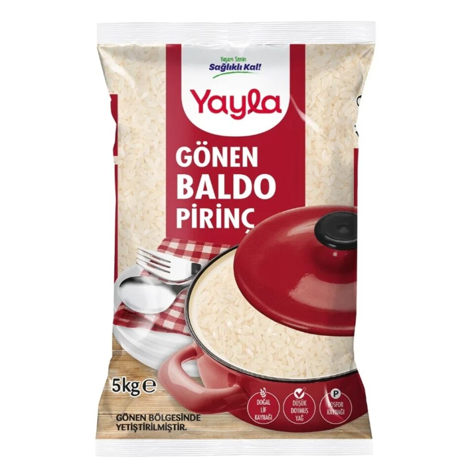 YAYLA 5 KG PİRİNÇ GÖNEN BALDO *4