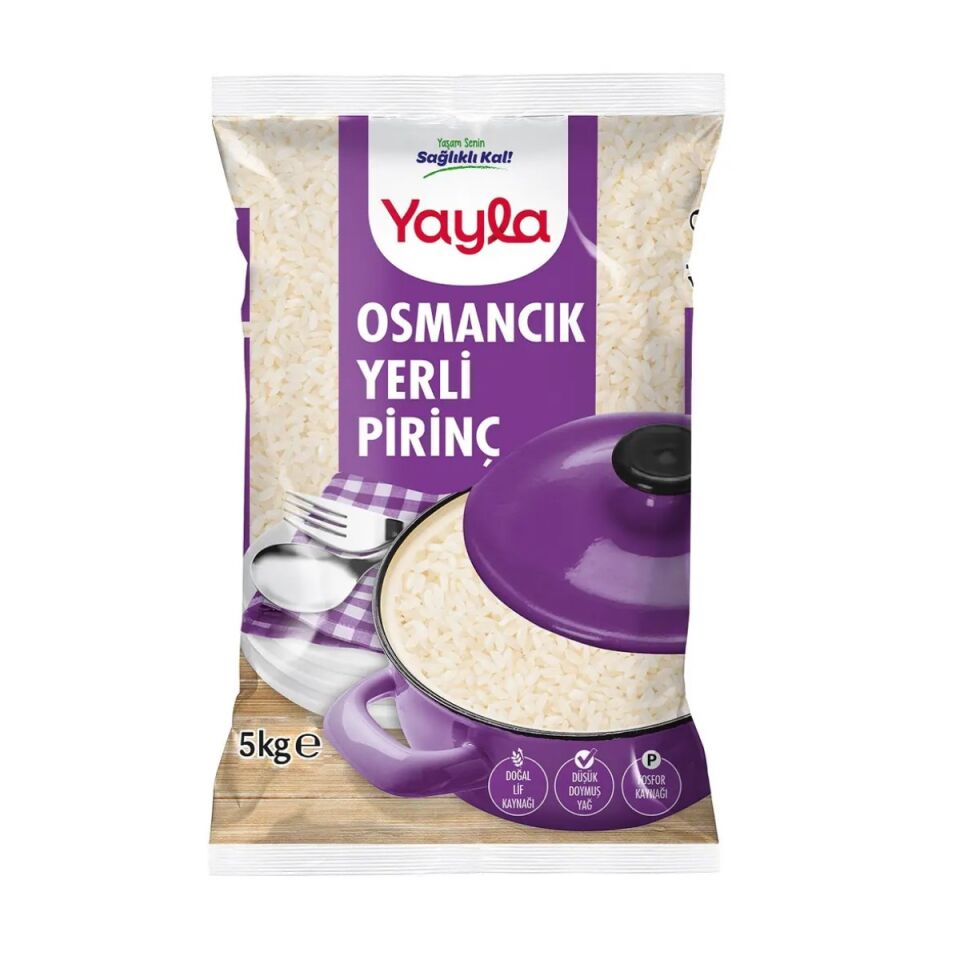 Yayla 5 kg Pirinç Osmancık (4'lü Koli)