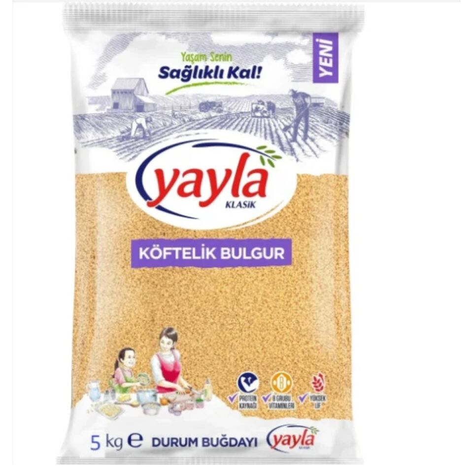 YAYLA 5 KG BULGUR KÖFTELİK *4