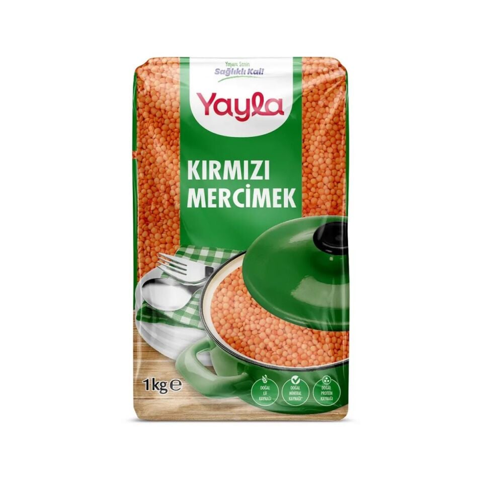 Yayla 1 kg Merc. Kırmızı Futbol (16'lı Koli)