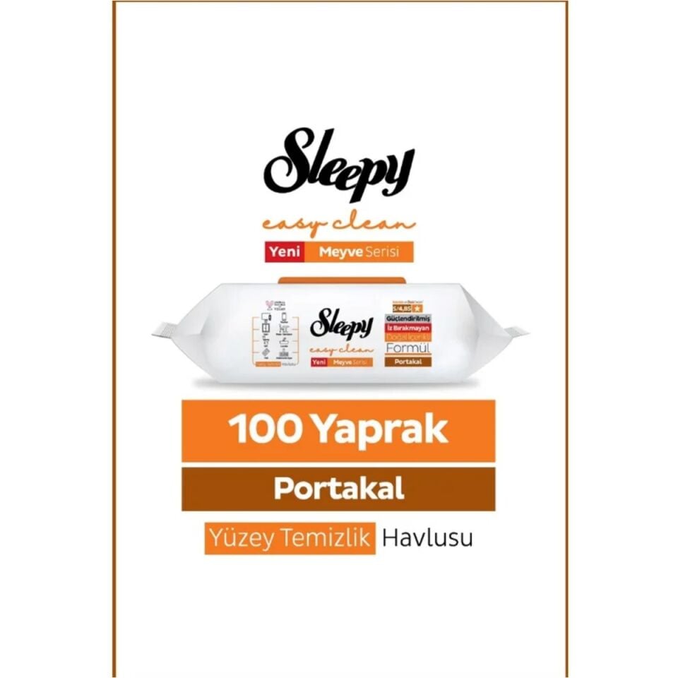 SLEEPY YÜZEY TEM. HAV. PORTAKAL 100LÜ*12