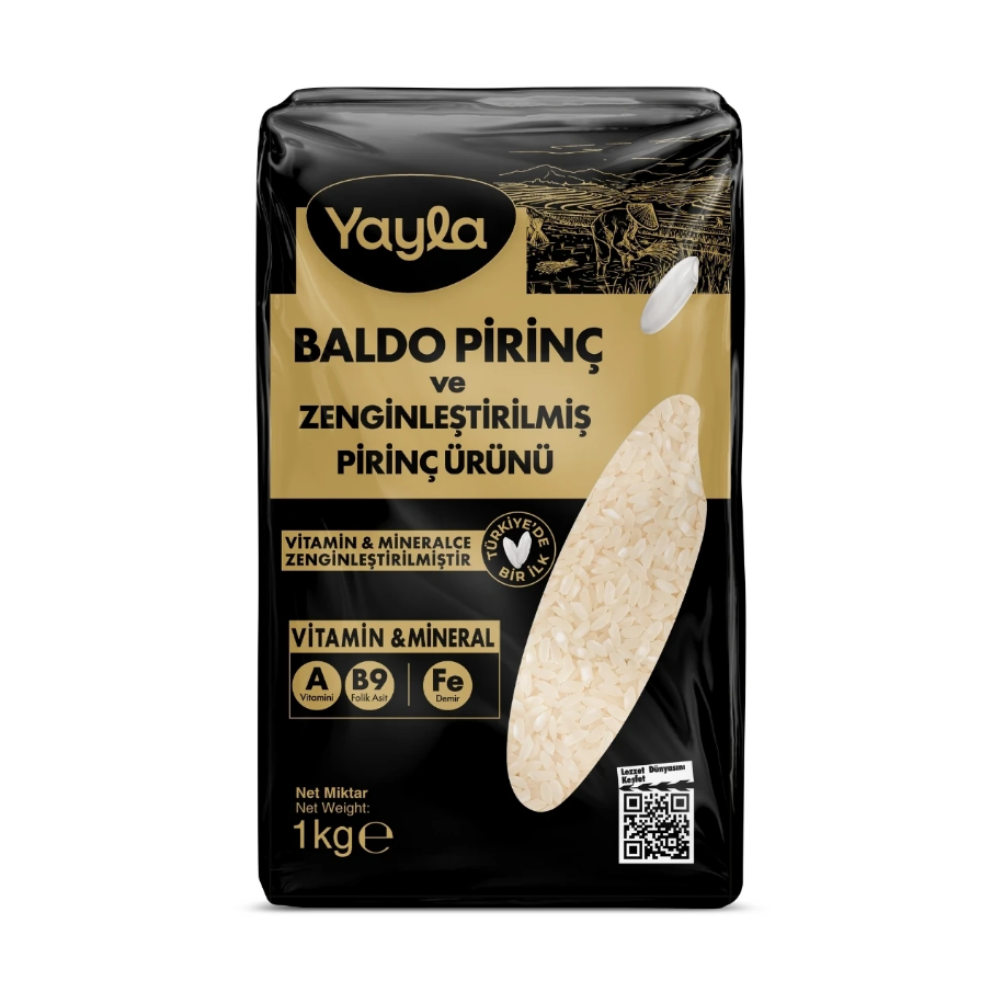 YAYLA 1 KG PİRİNÇ PREMIUM ZENGİNLEŞTİRİLMİŞ*16