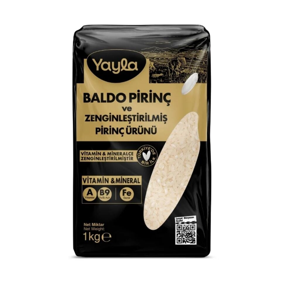YAYLA 1 KG PİRİNÇ PREMIUM ZENGİNLEŞTİRİLMİŞ*16