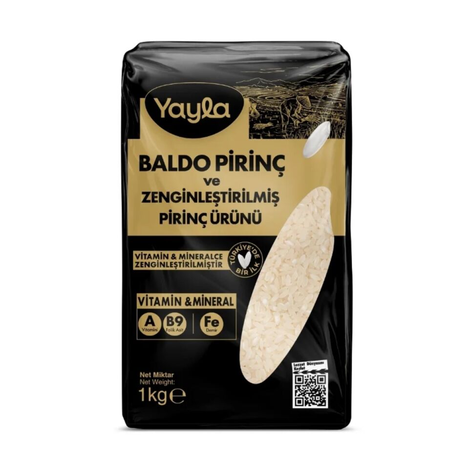 Yayla 1 kg Pirinç Premium Zenginleştirilmiş (16'lı Koli)