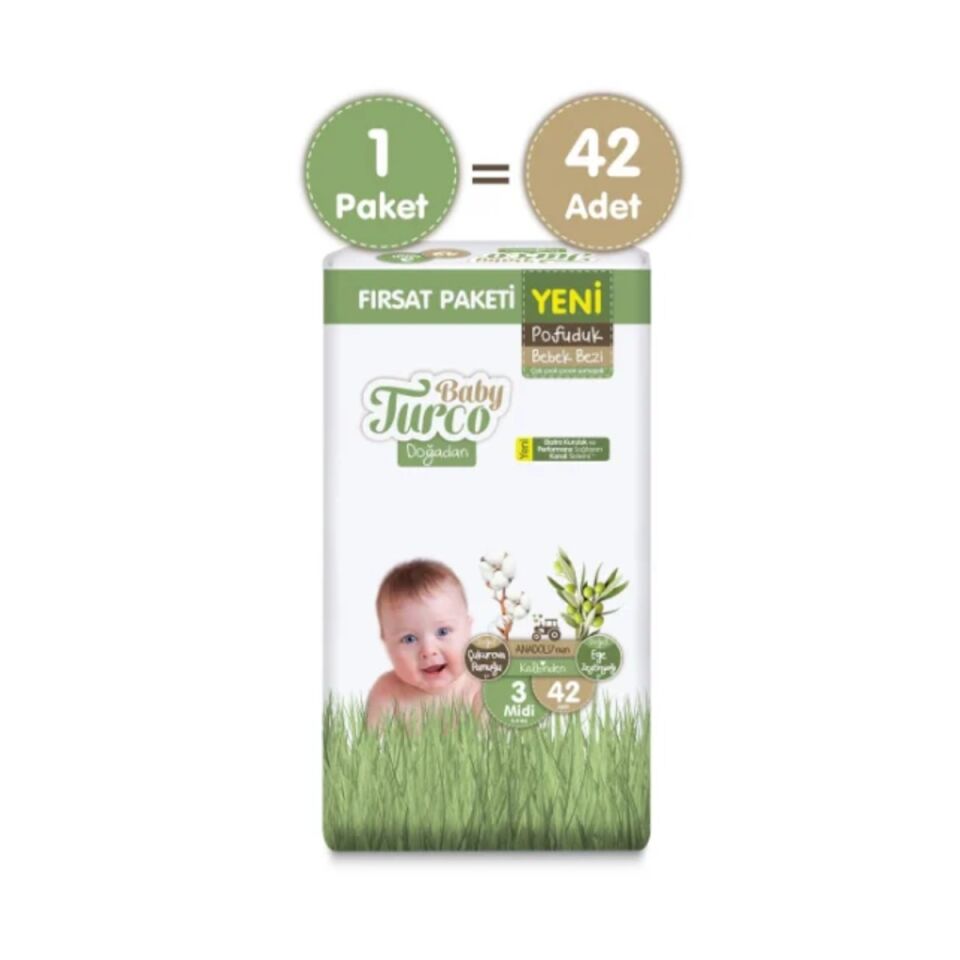 Baby Turco Doğa KNL Fırsat Midi 42x6 (6'lı Koli)