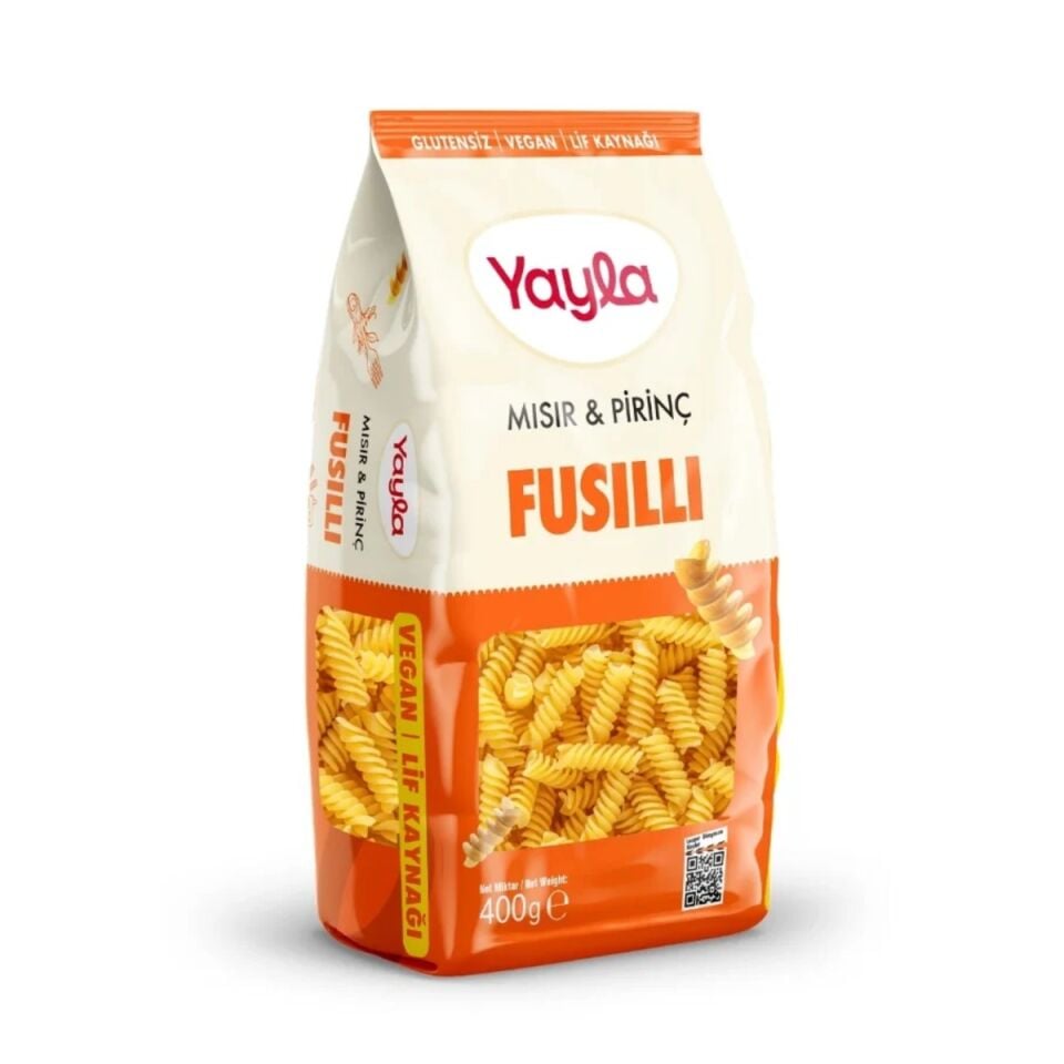 400 gr.Yayla Mısır Pirinç Fusulli OPP*15