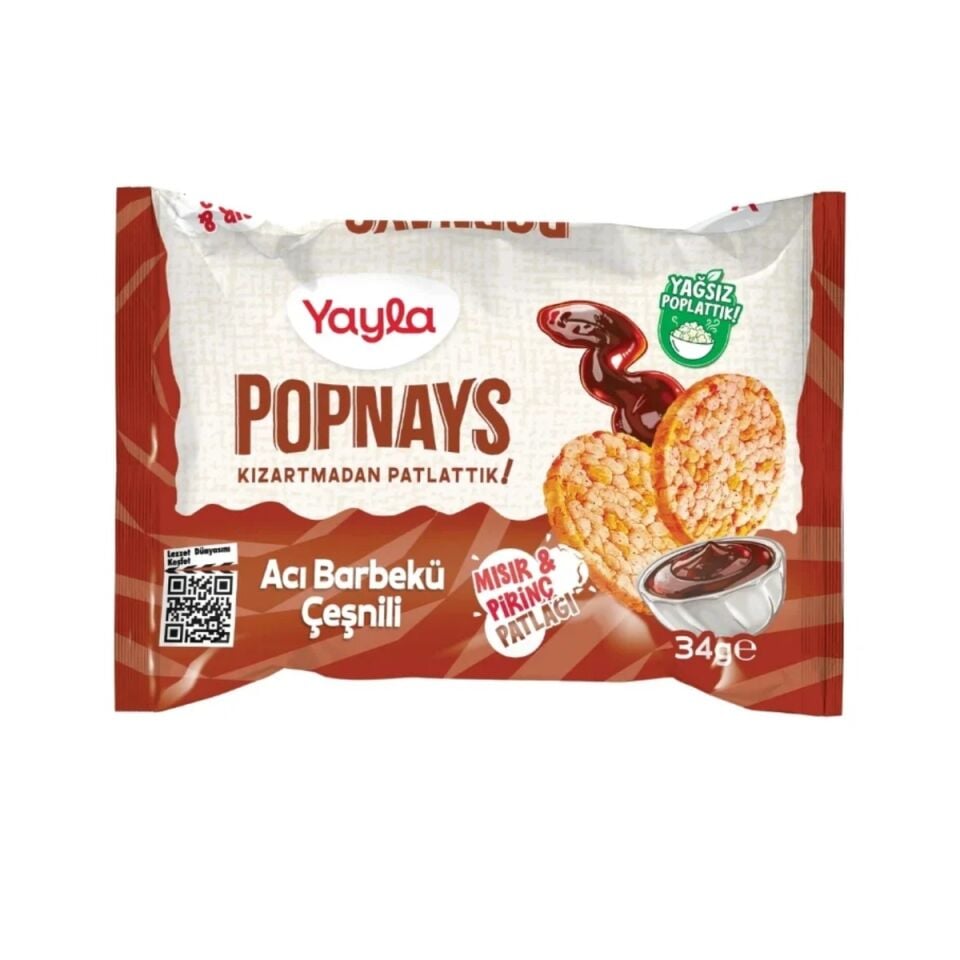 34 gr.Yayla Popnays Mısır Pirnç.Pat.Acı Barbekü*18