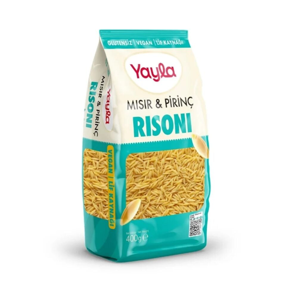 400 gr.Yayla Mısır Pirinç Risoni OPP*18