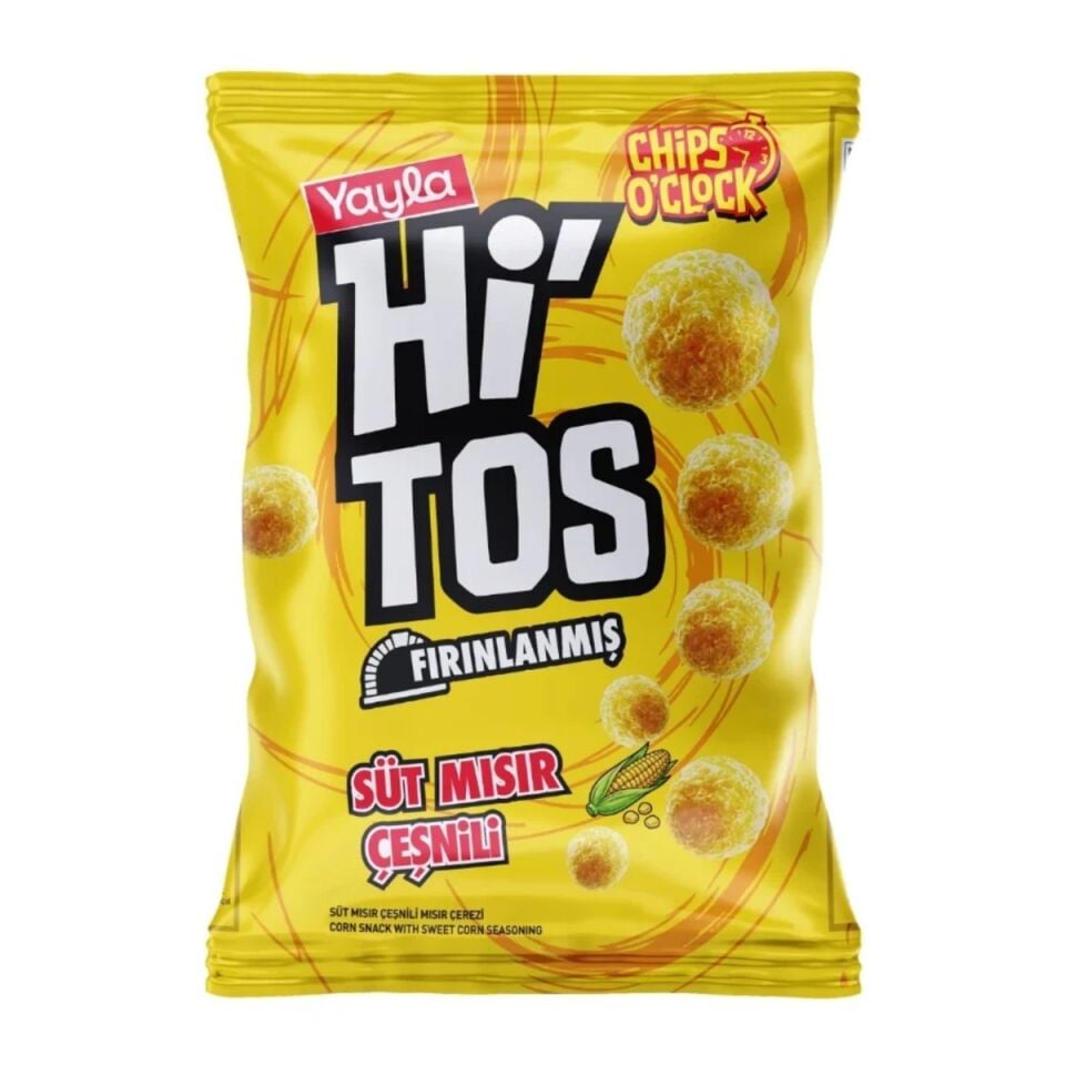 100 gr.Yayla Hitos Süt Mısır Çeşnili Mısır Çere*24