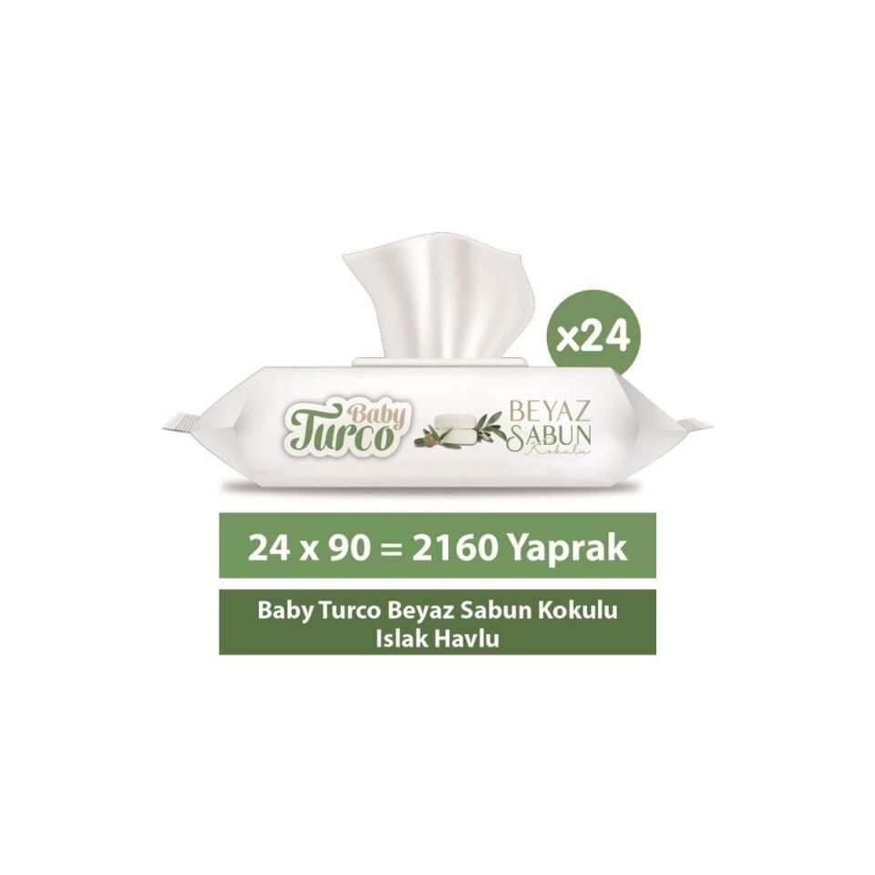 B.TURCO ISLAK HAVLU BYZ SABUN 24X90