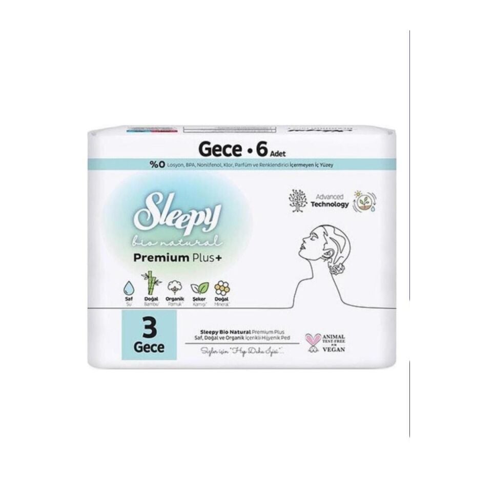 SLEEPY PED BİO STANDART GECE 6 LI*24