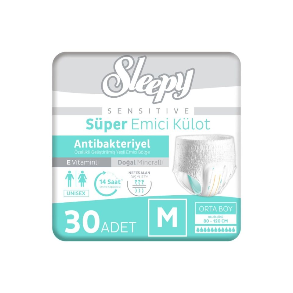 Sleepy Sen. Anti. İkiz. Medium 30'lu (4'lü Koli)