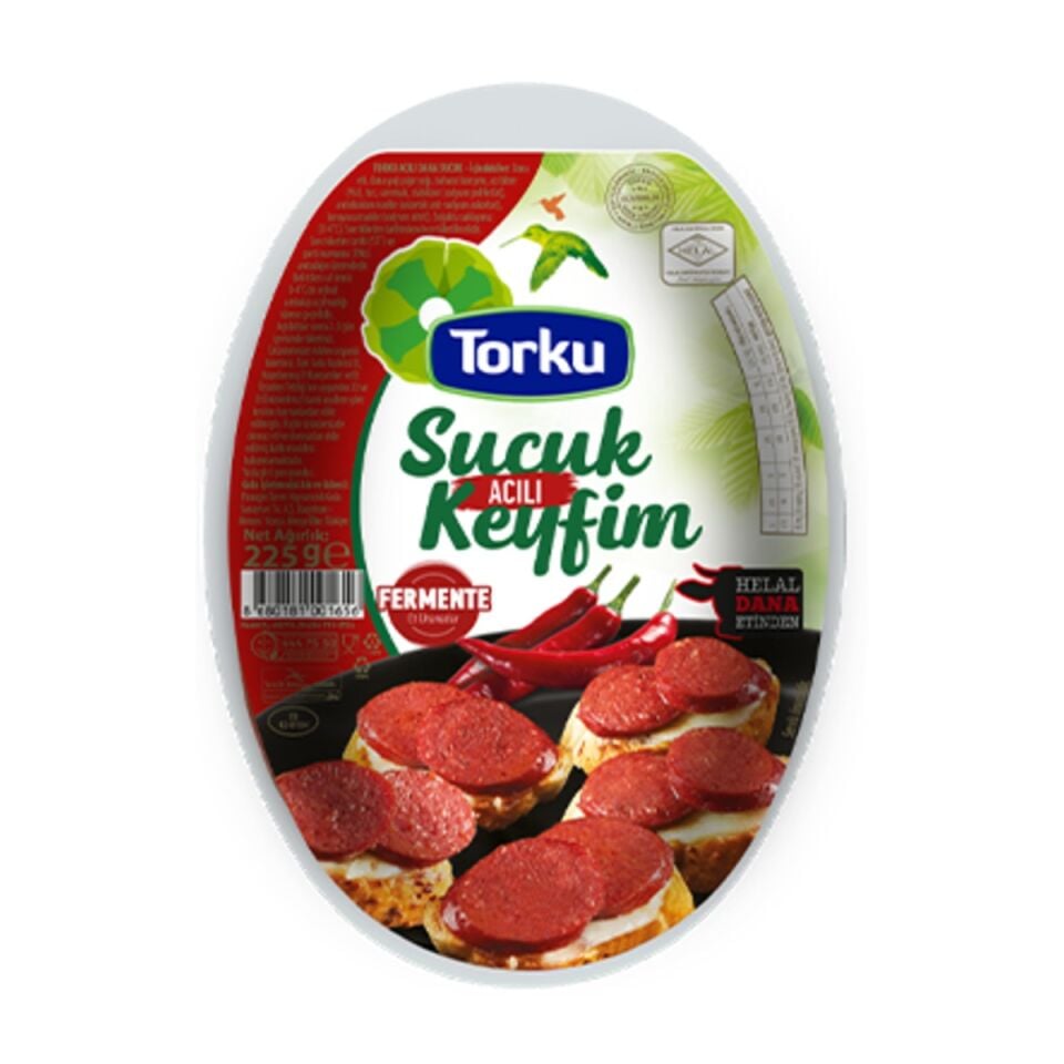 TORKU SUCUK KEYFİM ACILI FERMENTE 225 GR*10