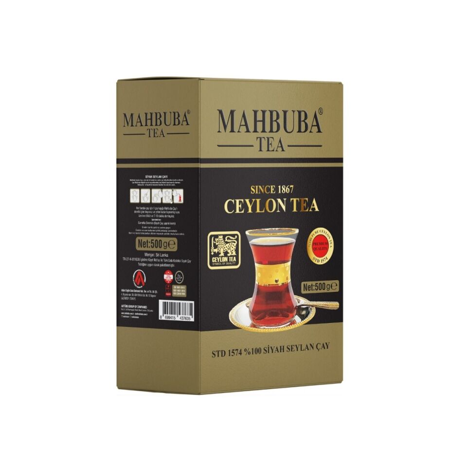 Mahbuba Ceylon Siyah Çay 500 g (12'li Koli)