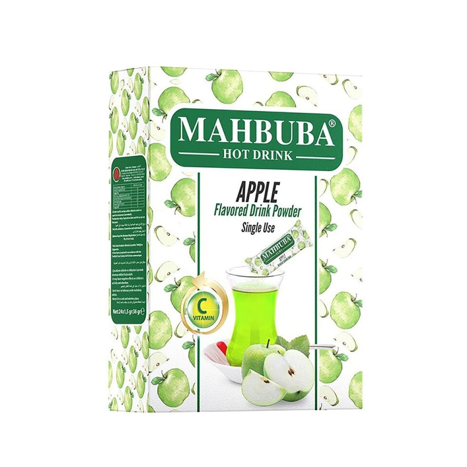 MAHBUBA TOZ İÇECEK 1,5GR ELMA 24LÜ*24