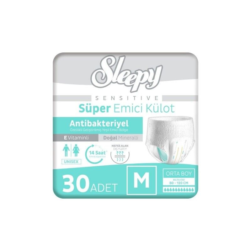 Sleepy Sen. Anti. İkiz. KLT. Medium 30'lu (4'lü Koli)
